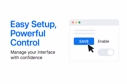 Easy Setup, Powerful Control