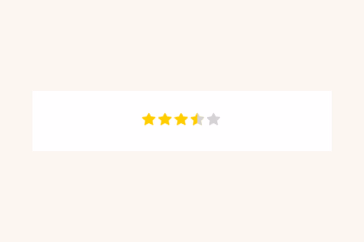 ratings wdget