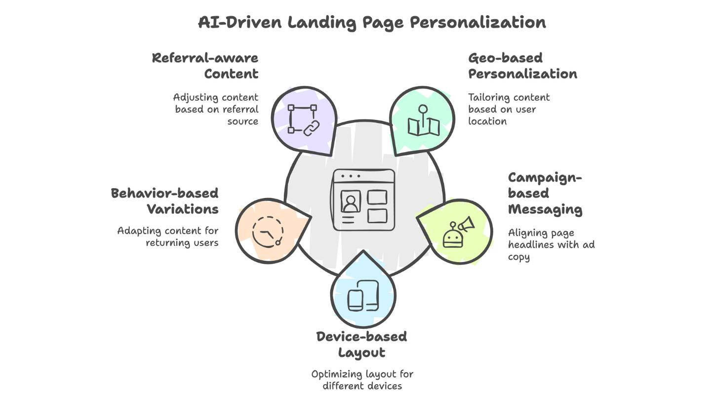 ai driven Landing Page personalization