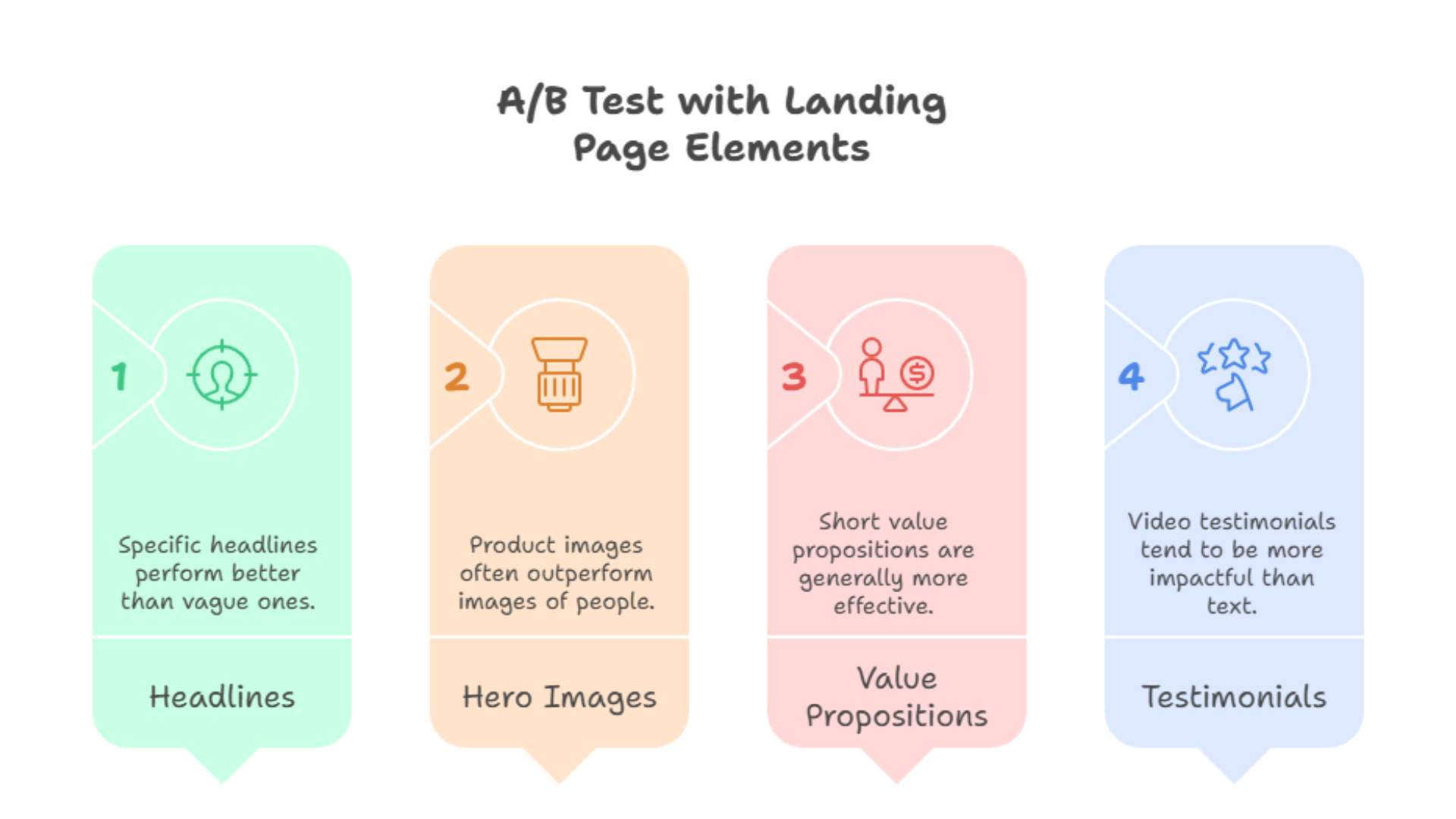 AB Test with Landing Page Elements