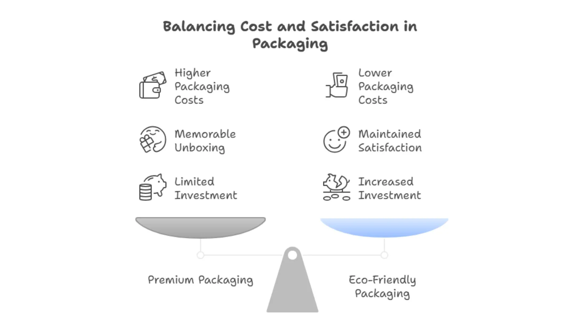 Balancing Cost and Satisfaction in Packaging
