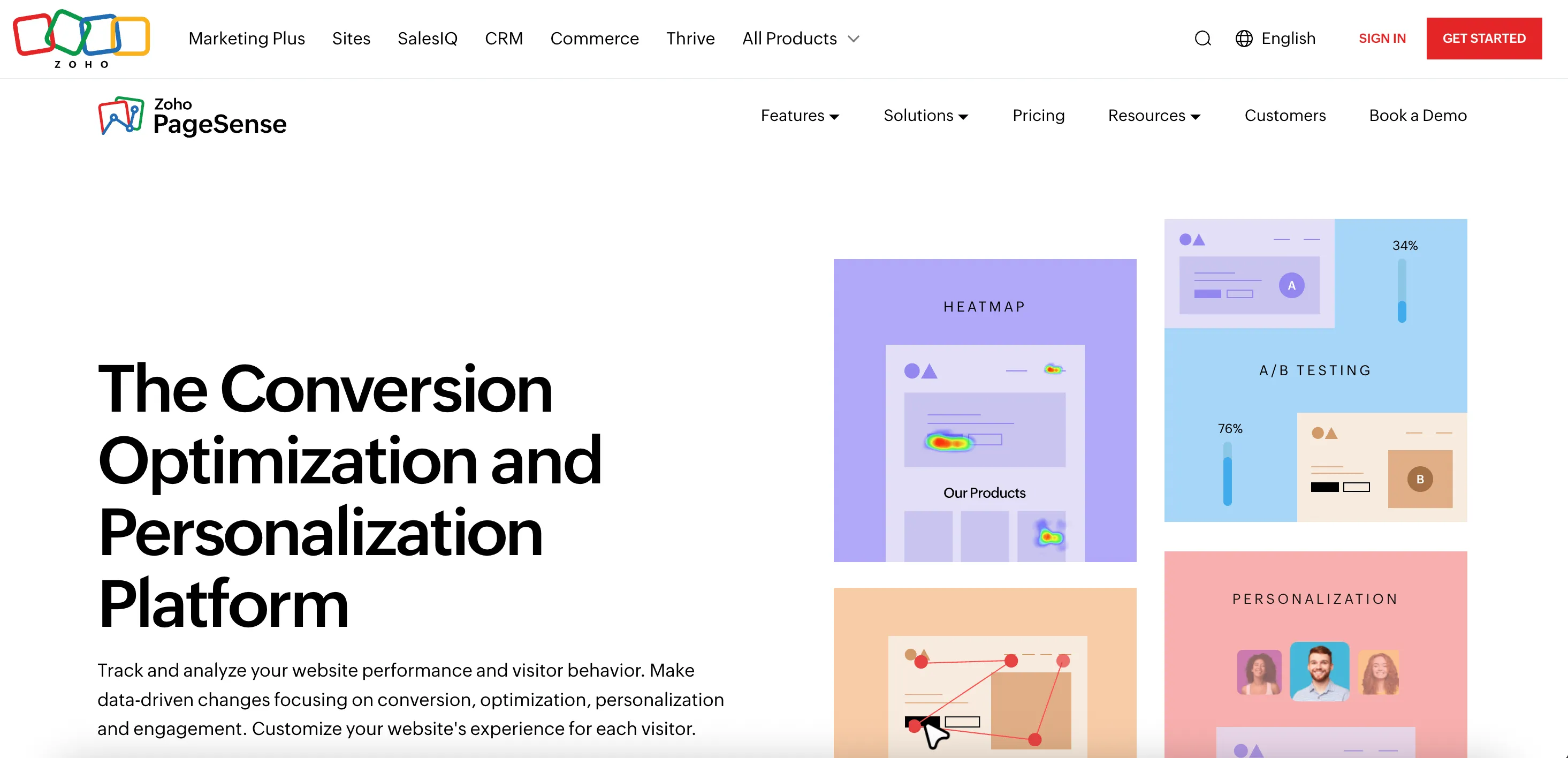 Zoho PageSense