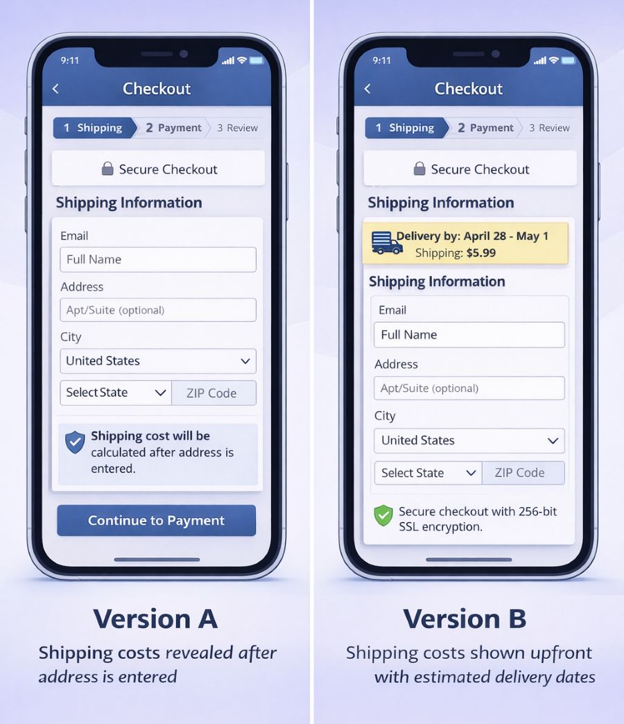 create variation using customfit.ai
