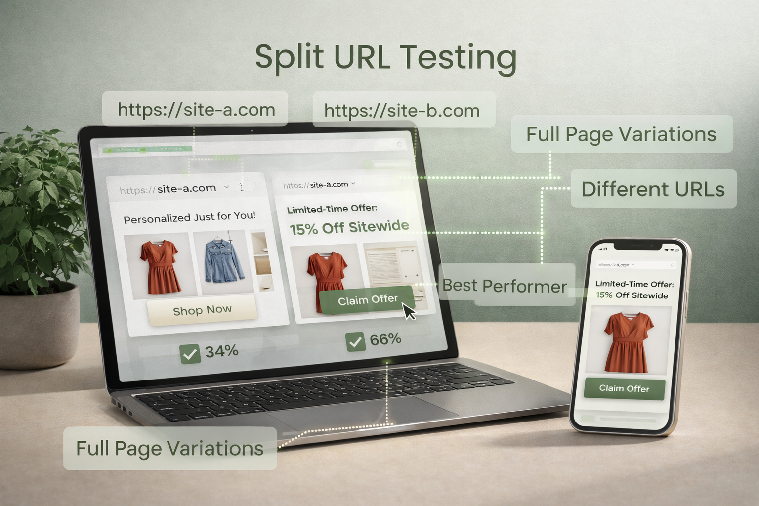 Split URL Testing