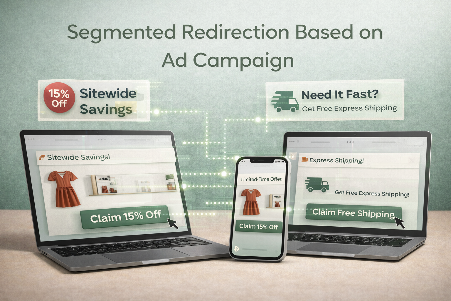 Segmented Redirection Based on Ad Campaign