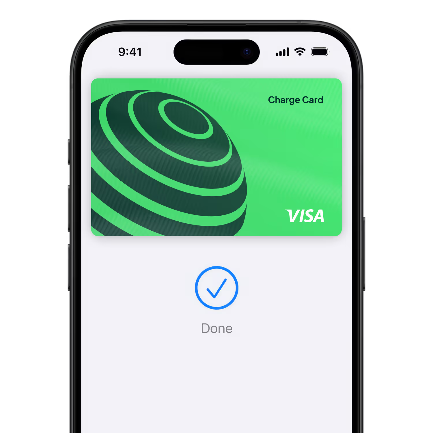 loveelectric Charge Card in a virtual wallet