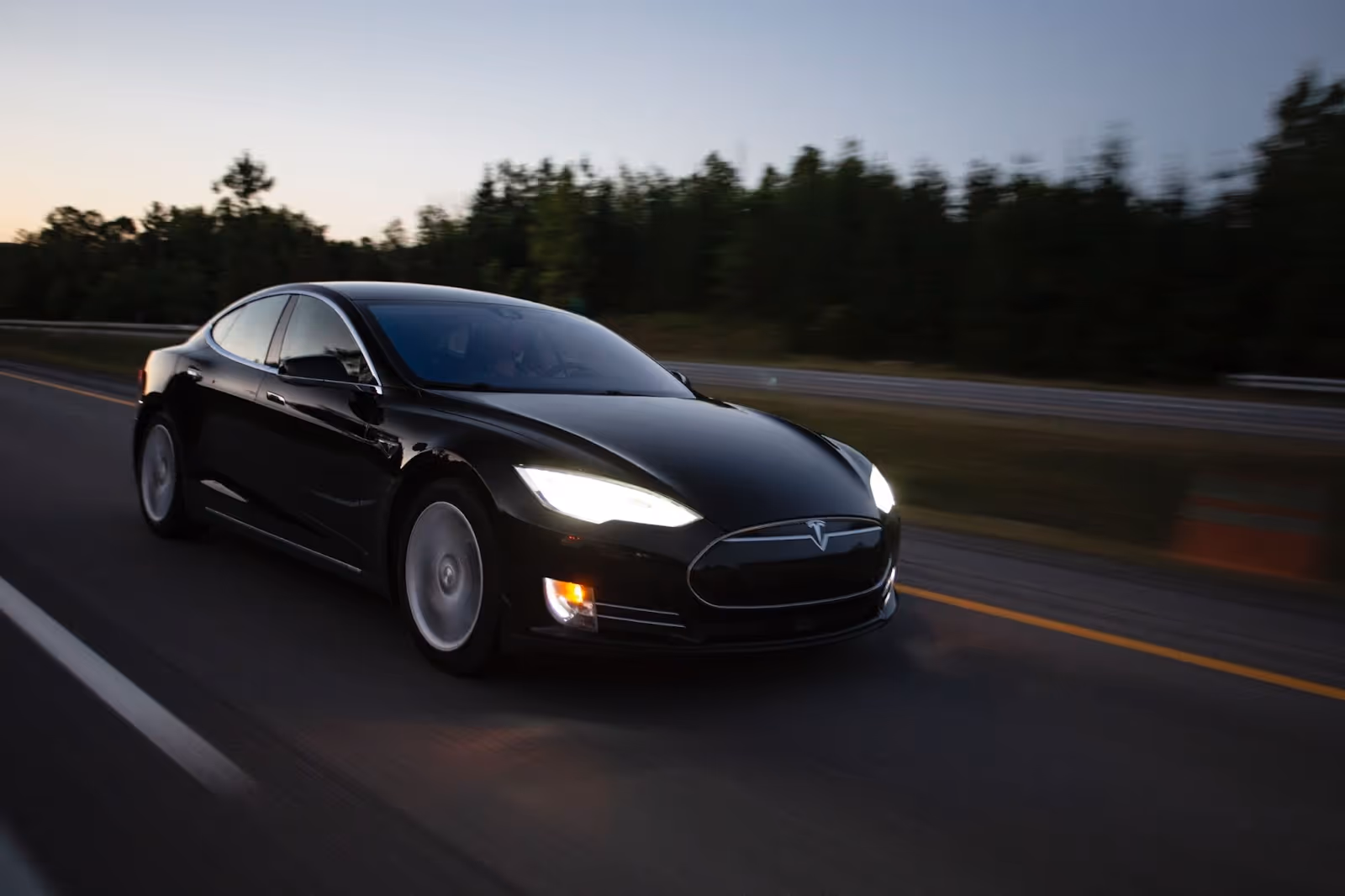 tesla model s black