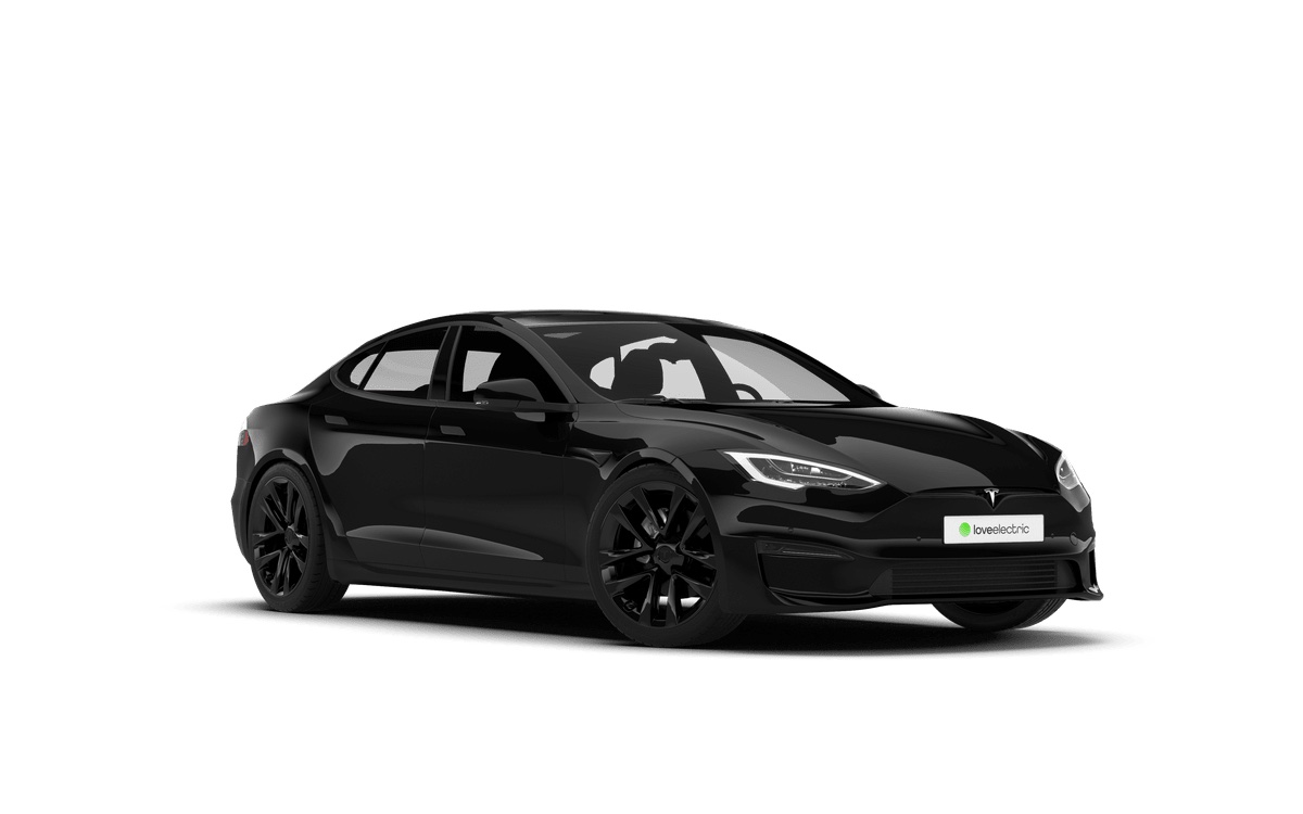 Black Tesla Model S Plaid