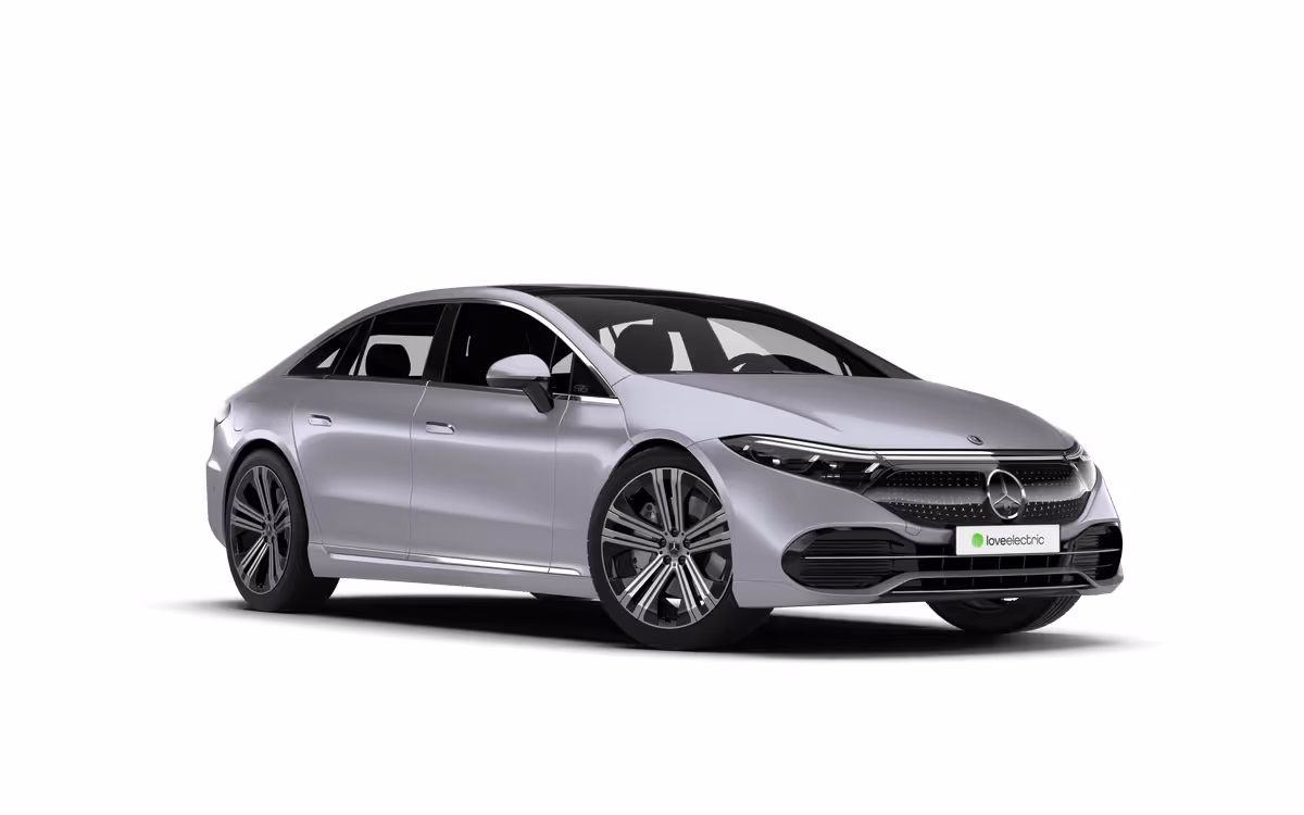 Silver Mercedes-Benz EQS