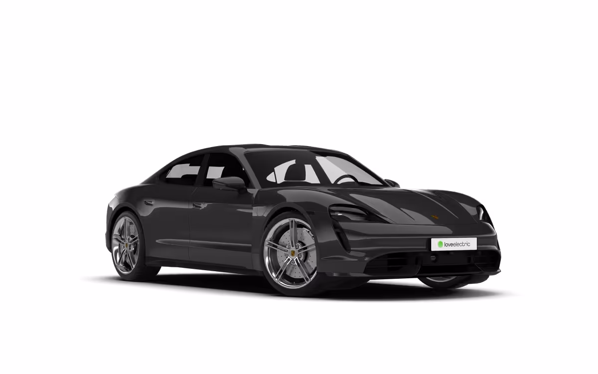 Black Porsche Taycan
