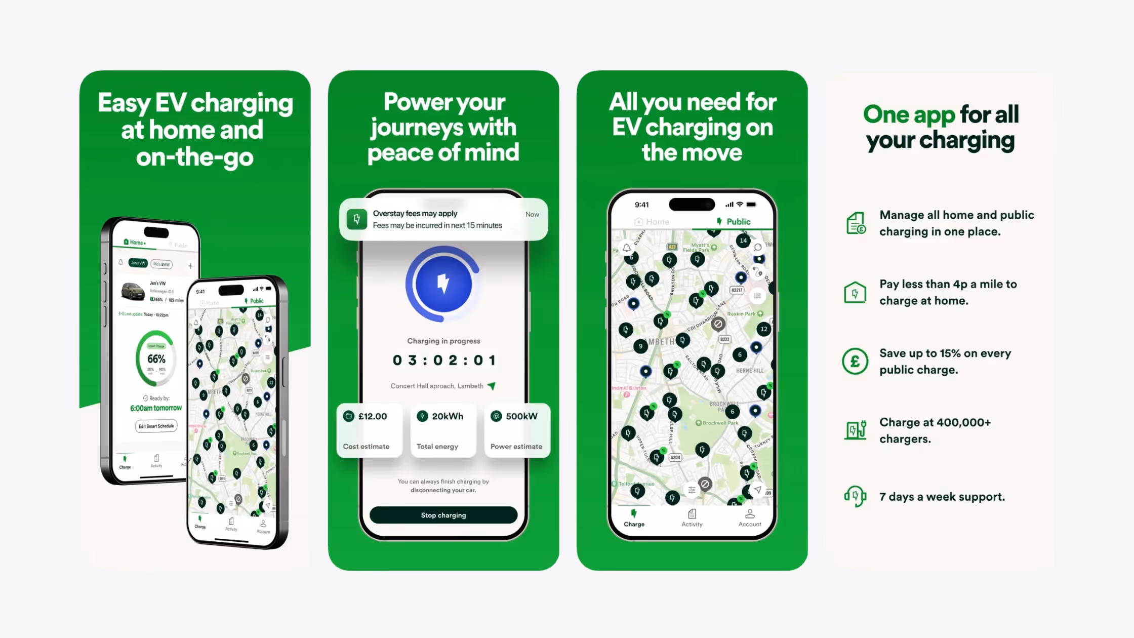 Ovo Charge Anytime (formerly Bonnet) app interface