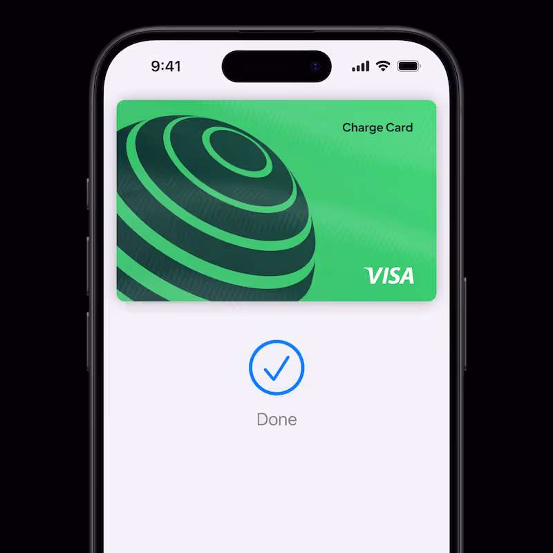 Image of a phone showing Loveelectrics charge card.