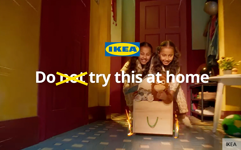 이케아 Do Try This at Home 캠페인 - 유머를 활용한 2026 리테일 인테리어 트렌드
