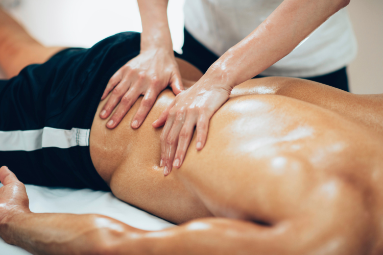 Future-focused physical therapy massage promoting strength and holistic healing