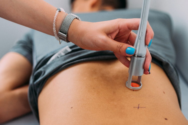 Low-level laser therapy accelerating recovery and pain relief treatment