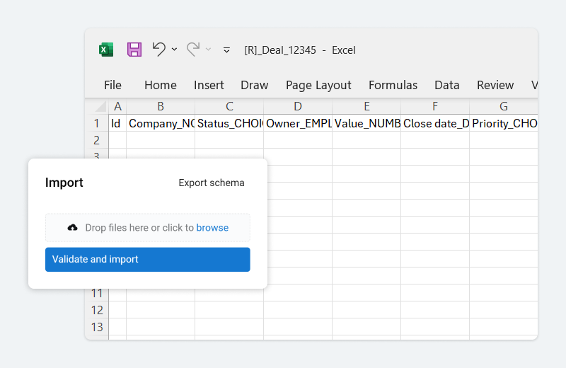Export your import schema & more