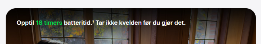 The image shows a clock or timer with a countdown to 18 minutes, with a reminder to do something before nightfall.KI-generert innhold kan være feil.