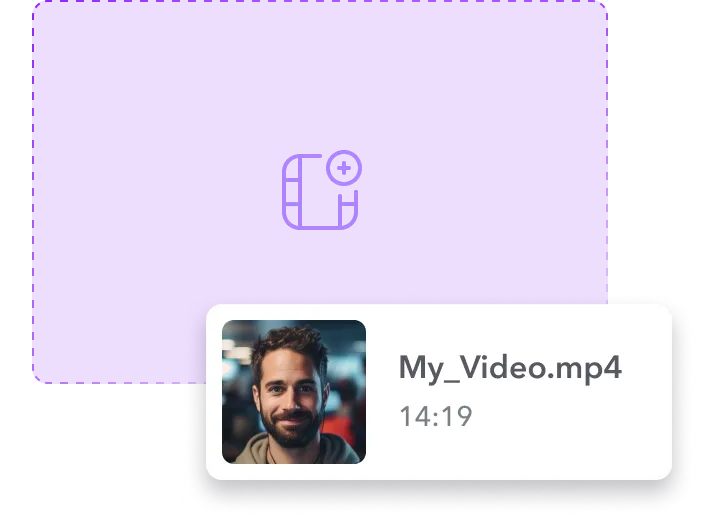 A video file being imported.