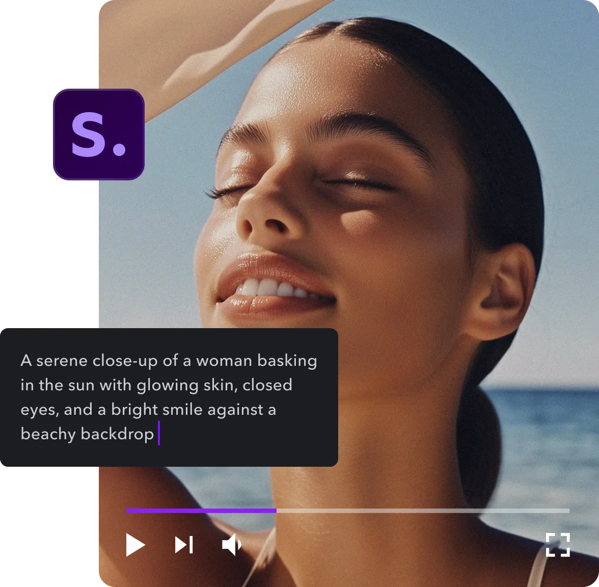 Uma imagem gerada por IA sobreposta por uma caixa de aviso com texto e o logotipo Stable Diffusion.