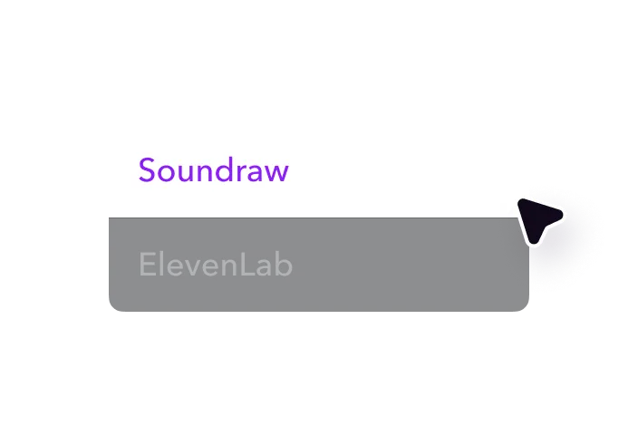 A preview of the AI-generated sound effect on the screen.