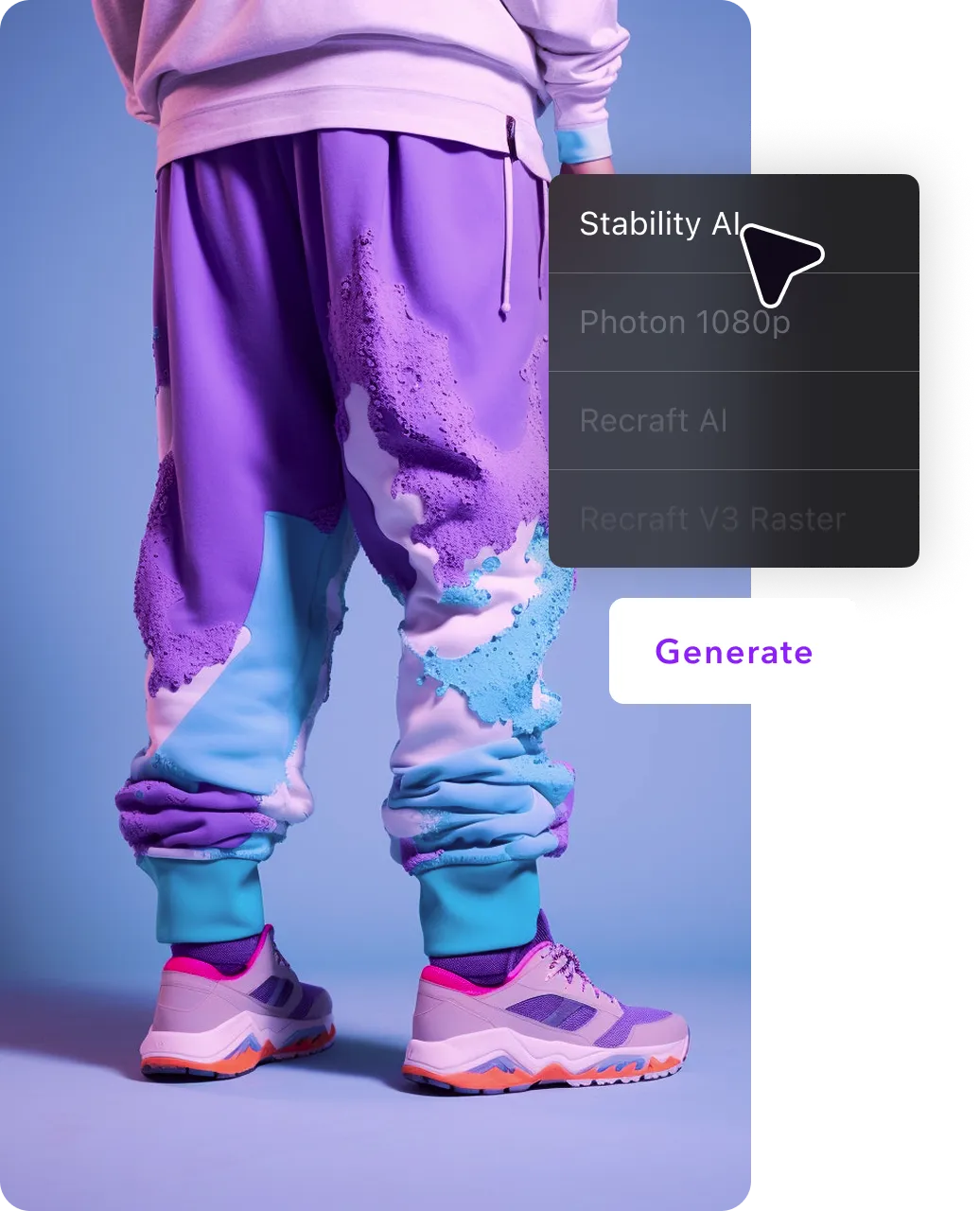 Uma imagem gerada pela Stability AI