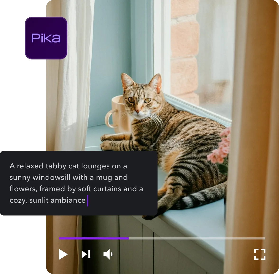 An AI-generated video from a text prompt.
