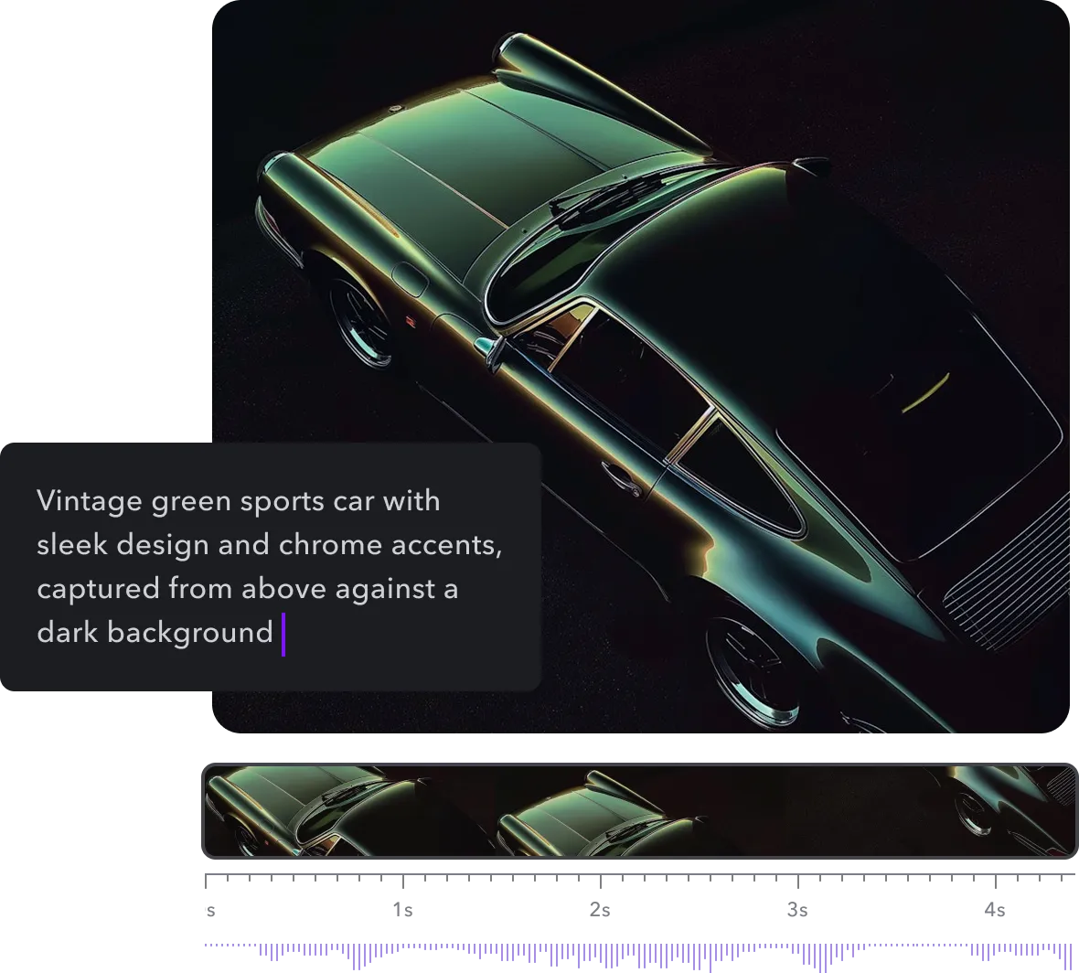 An AI-generated video from a text prompt.