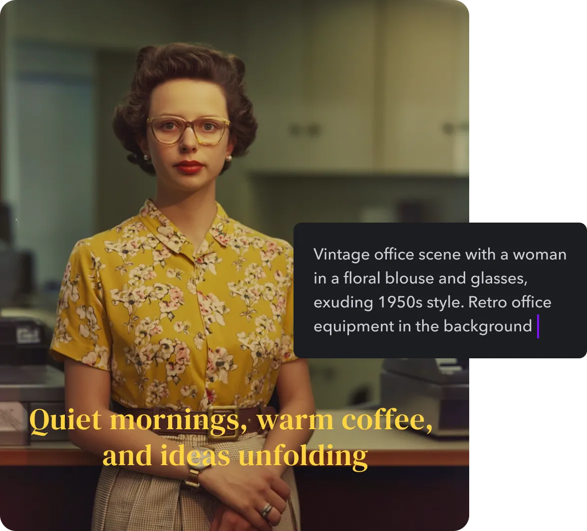An AI-generated video from a text prompt.