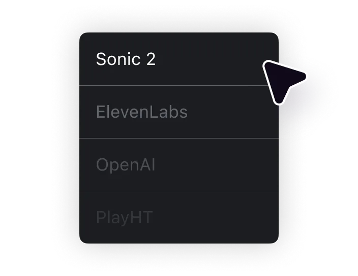 Cursor selecting Sonic 2