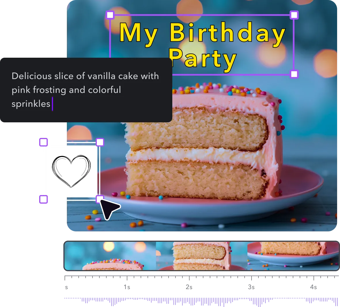 A video invitation prompt