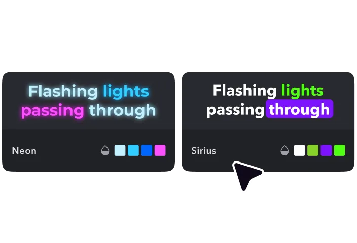 A cursor video invitation styles.