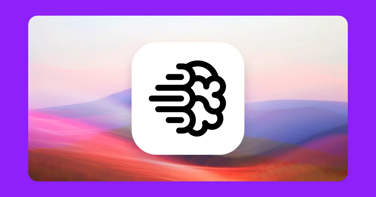 A scenic background with an Ideogram logo overlaid.