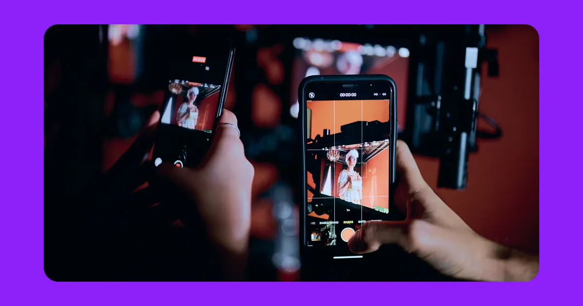 A graphic design showcasing a video camera and various video elements, with the text "What is Video Marketing?" integrated into the design. 