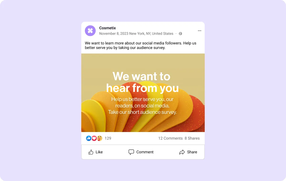 A screenshot of Adobe’s Facebook page with a video post and text.