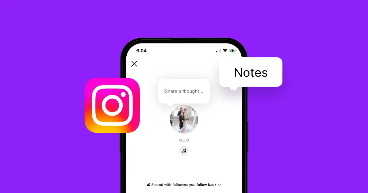 A mobile displaying various Instagram users' Notes. 