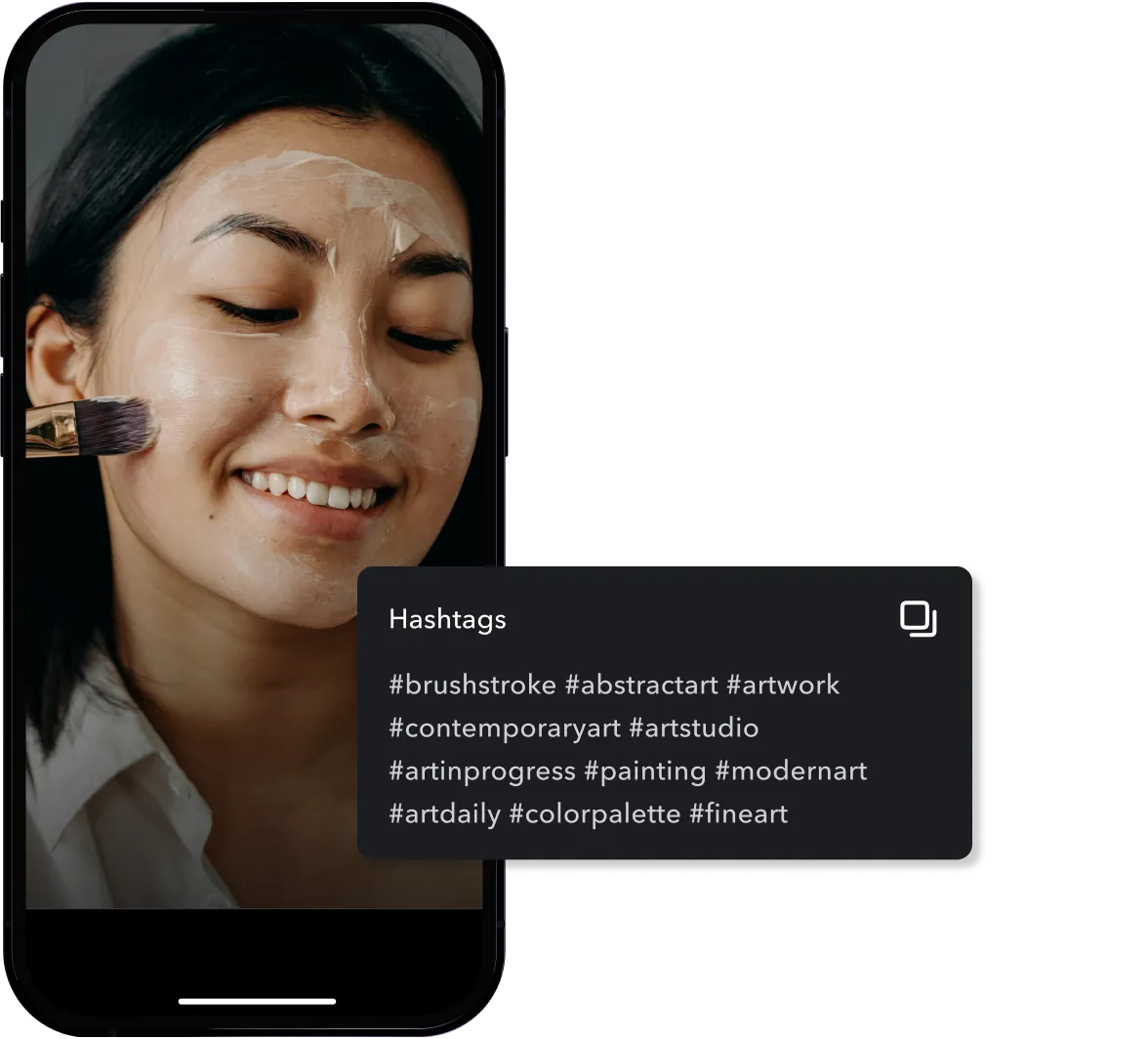 A YouTube hashtag generator creates hashtags for a specific YouTube video topic.