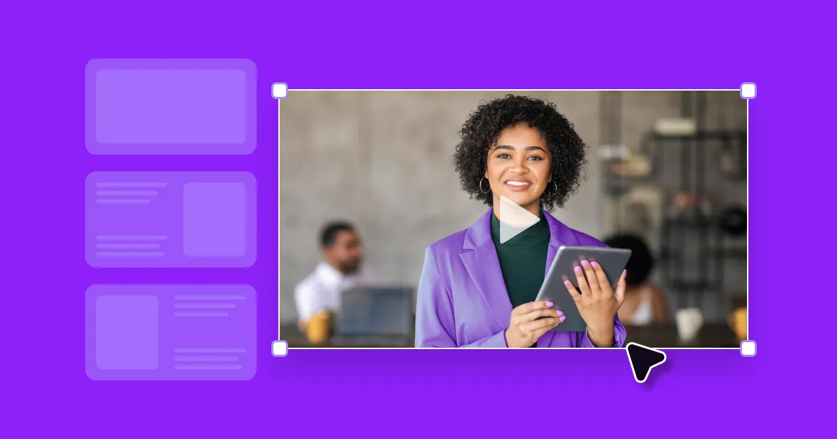 A video file is being inserted into the presentation slides.