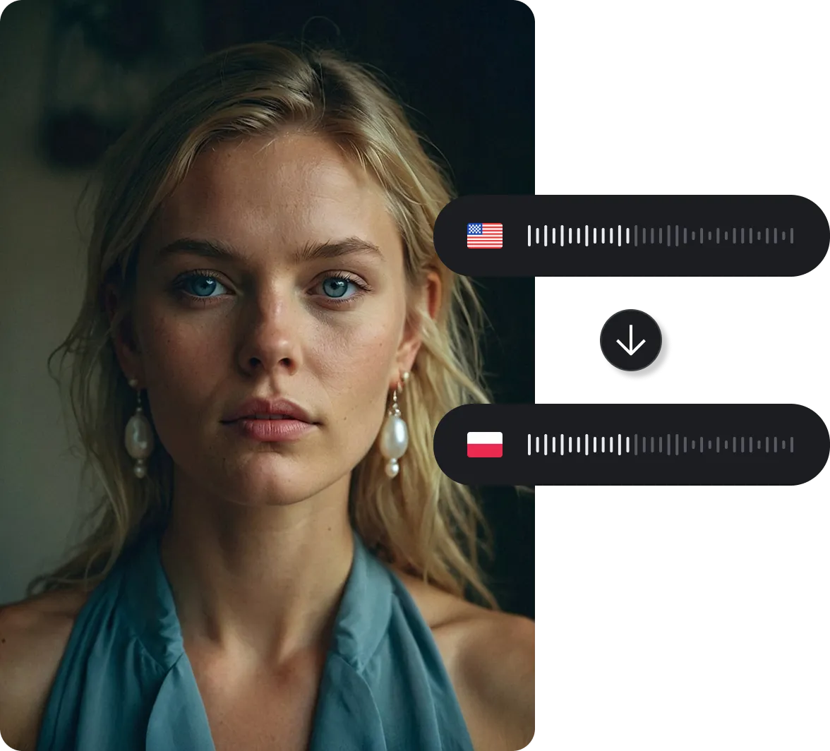  An audio waveform with an arrow pointing at a text box.