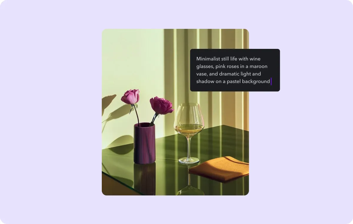 A product image generated from a text prompt.