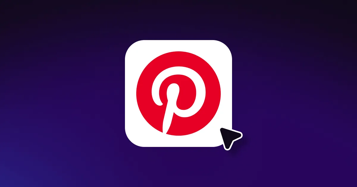 An image with the Pinterest logo against a light purple backdrop. There’s text that says “Pinterest Alternatives for Every Creative Mind.”