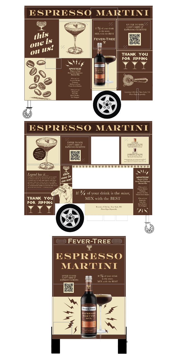 A grid of slides showing branding and style guide for Grocery Shopii