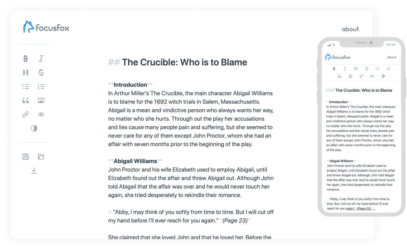 FocusFox App Screenshot