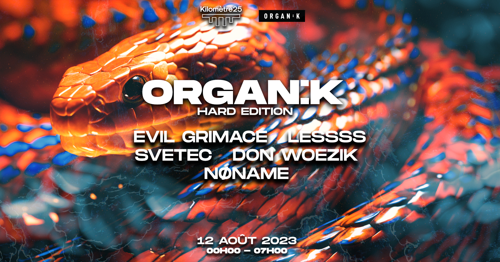 ORGANÏK HARD EDITION : LESSSS, EVIL GRIMACE, SVETEC & MORE