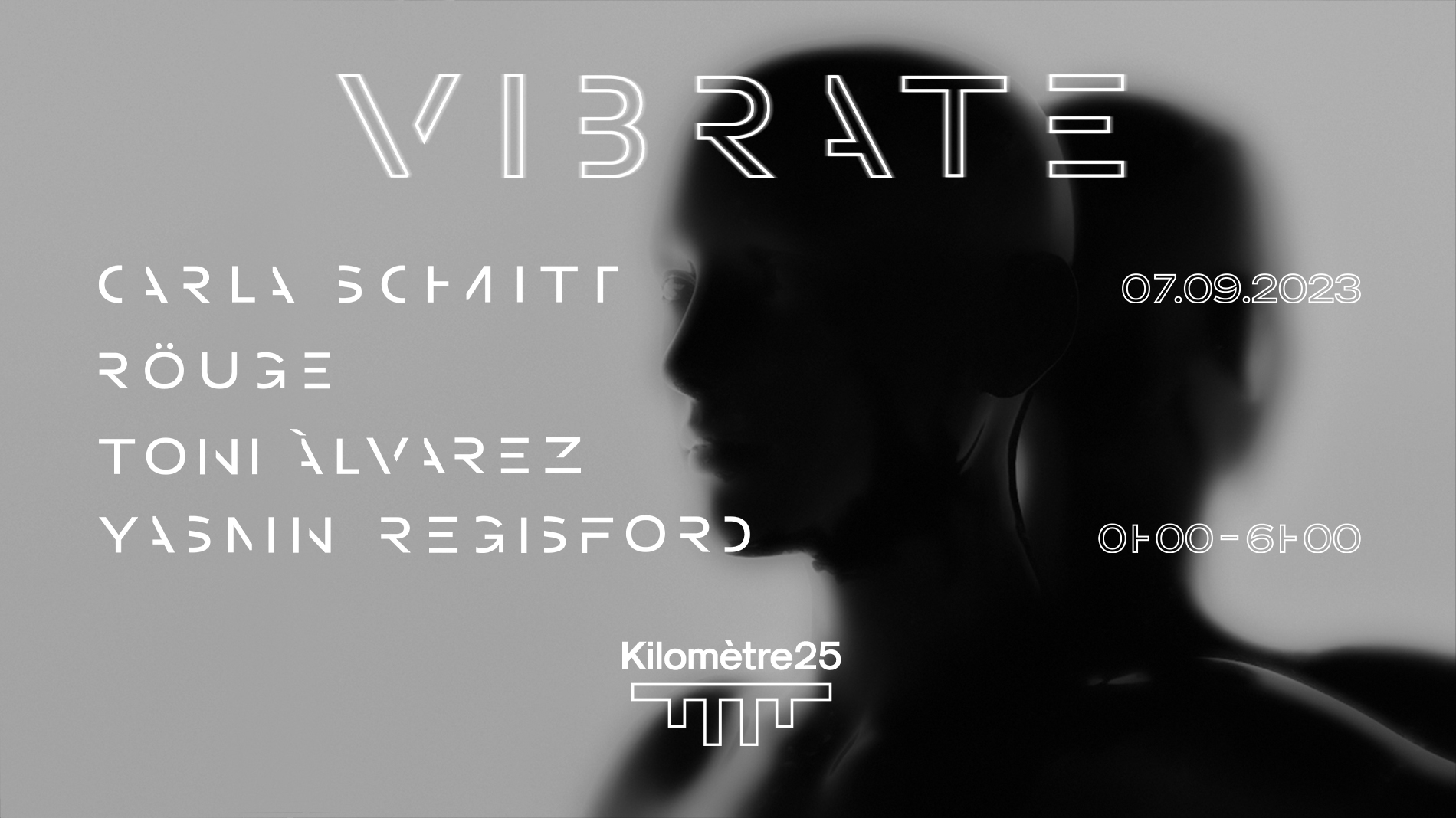 VIBRATE x KM25 :  Carla Schmitt ,ROÜGE, Toni Alvarez, Yasmin Regisford 