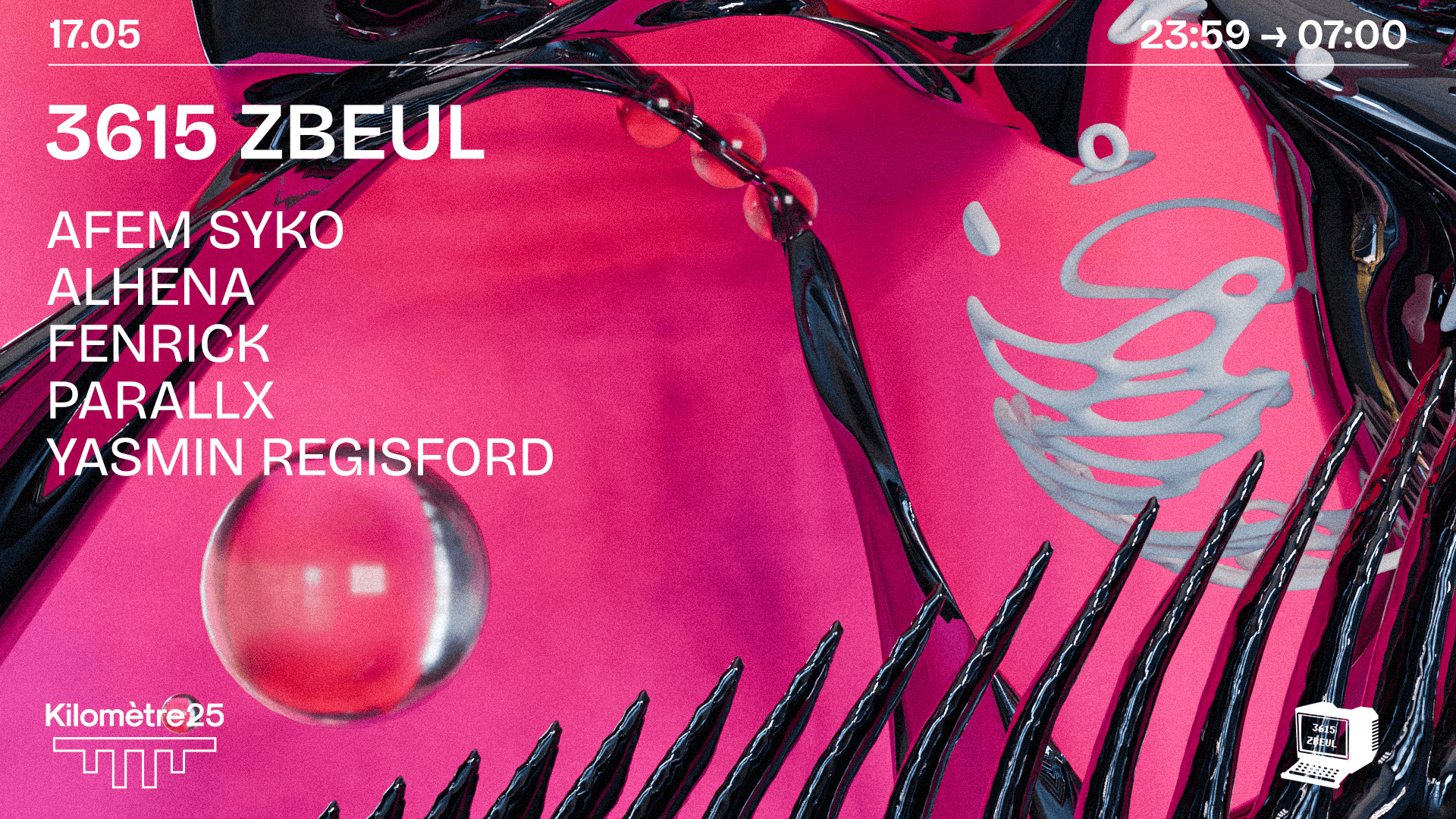 3615 ZBEUL x KM25 : AFEM SYKO, PARALLX, FENRICK & more