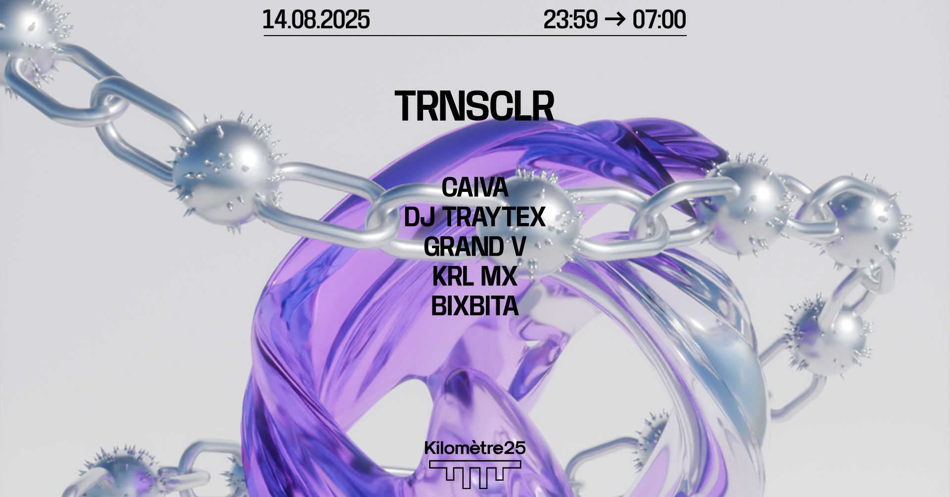 TRNSCLR : Grand V, Krl Mx, Caiva, Bixbita & Dj Traytex