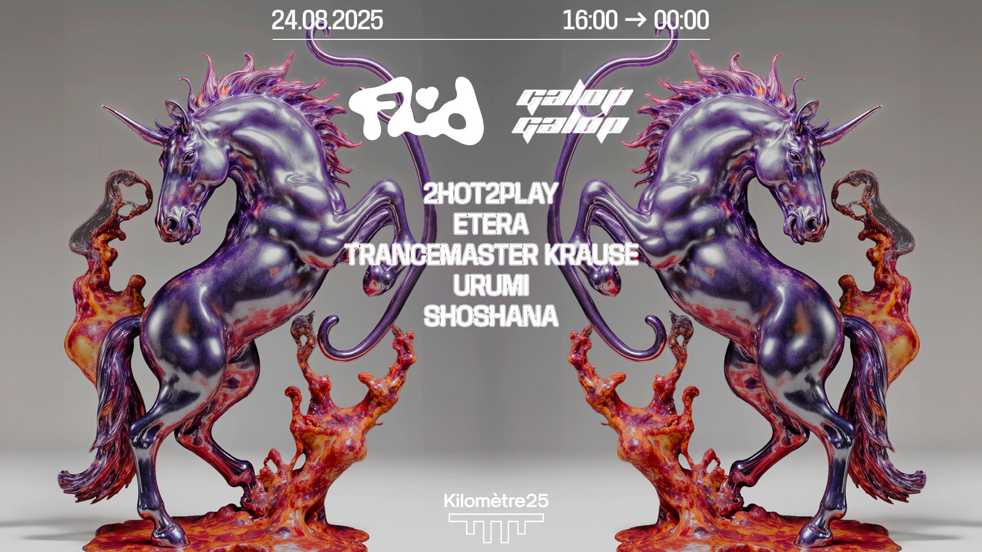 FLUID x GALOP GALOP : 2HOT2PLAY, TRANCEMASTER KRAUSE, URUMI