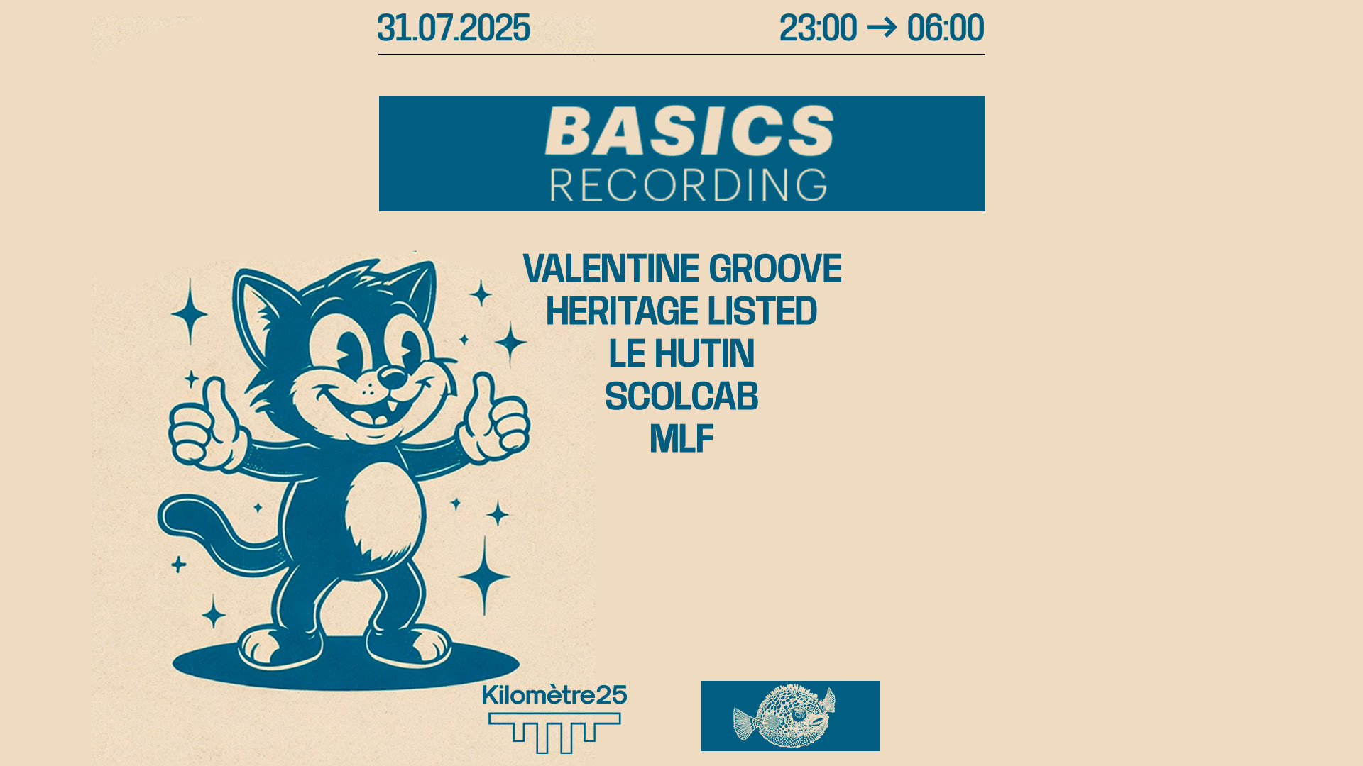 BASICS RECORDING - OPEN AIR