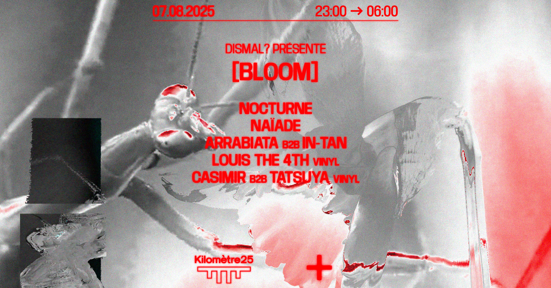 DISMAL? : LOUIS THE 4TH, ARRABIATA B2B IN-TAN, NOCTURNE jeu. 7 août, 23:00