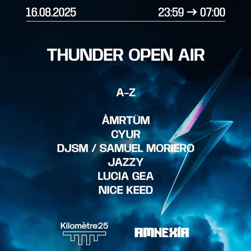 THUNDER : JAZZY, NICE KEED, ÅMRTÜM, CYUR, LUCIA GEA